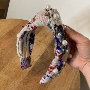 autumn adeigbo floral beaded gemstone crystal pearl embellished headband